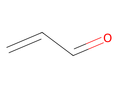 Acrolein molecular structure