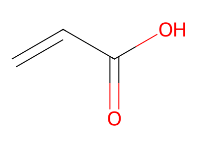 Acrylic Acid molecular structure