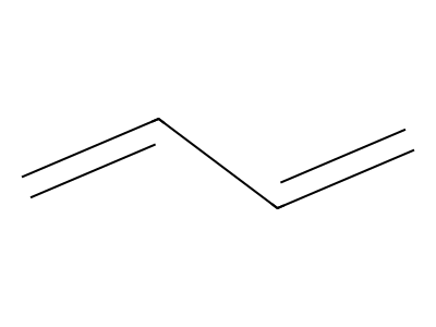 Butadiene molecular structure