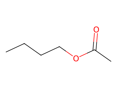 Butyl Acetate molecular structure