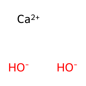 Calcium Hydroxide molecular structure