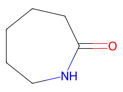 Caprolactam molecular structure