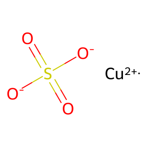 Copper Sulfate molecular structure