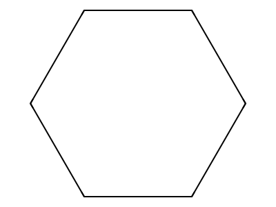 Cyclohexane molecular structure