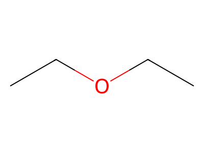 Diethyl Ether molecular structure