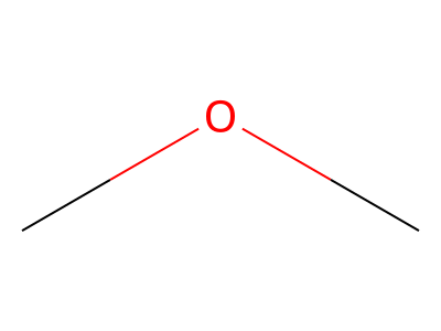 Dimethyl Ether molecular structure