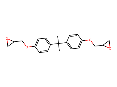 Epoxy Resin molecular structure