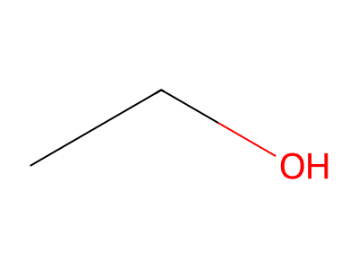 Ethanol molecular structure