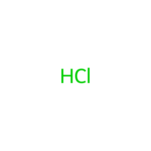 Hydrochloric Acid molecular structure