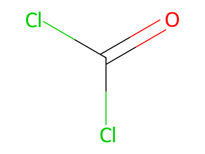 Phosgene molecular structure