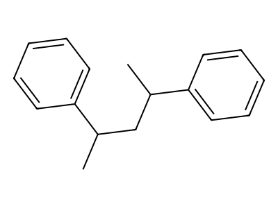 Polystyrene molecular structure