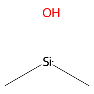 Silicone molecular structure