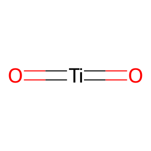 Titanium Dioxide molecular structure