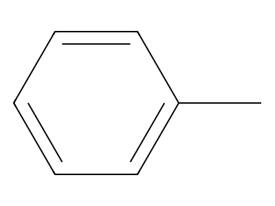 Toluene molecular structure